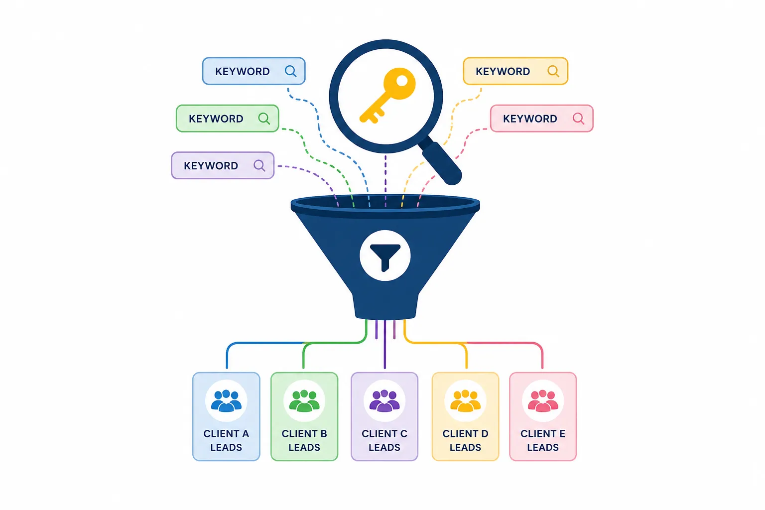 How to Choose Keywords for Multiple Client Campaigns Without Mixing Up Leads, Alerts, or Buyer Intent cover image