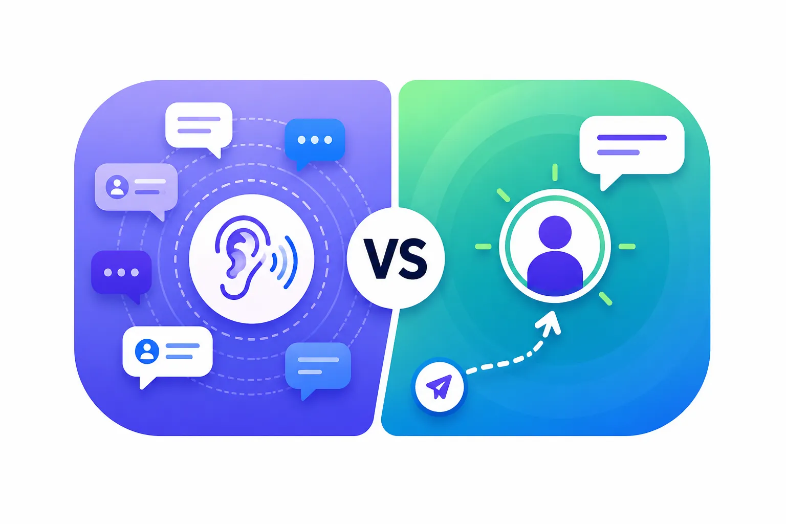 Social Listening vs Social Prospecting - The Difference Between Watching Conversations and Finding Real Buyers cover image