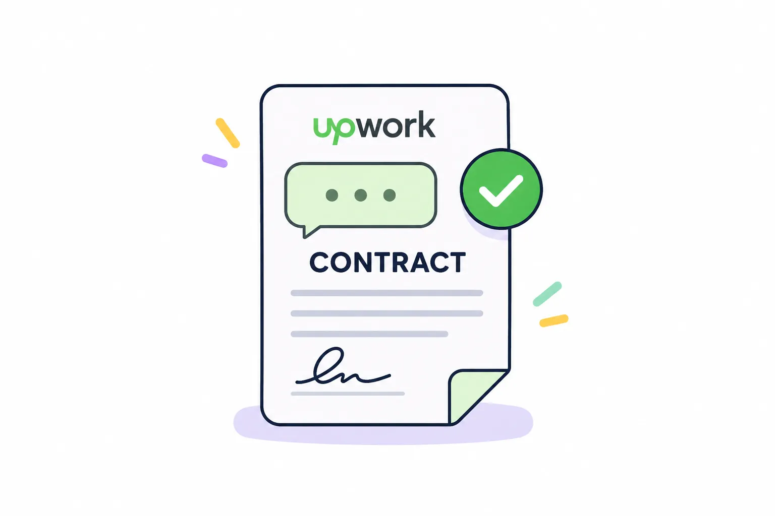 The Upwork Chat Close - A Calm Way to Turn Client Messages Into Signed Contracts