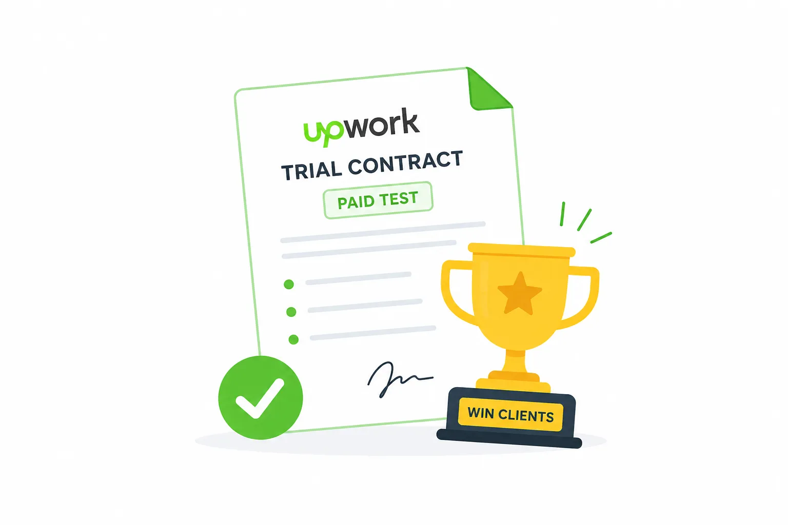 Upwork Trial Contracts - When a Small Paid Test Helps You Win Better Clients
